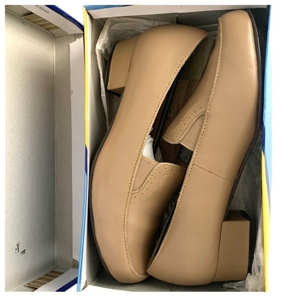 Dr. Scholl's Classic Twin Gore Leather Pump Size 7.5 M Women’s Tan #69831 - Picture 6 of 9